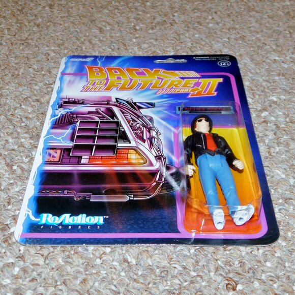 Super7 Reaction Back to the Future II 3.75" Fifties Marty McFly MOC Brand New - Picture 7 of 8